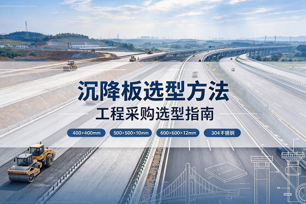 建瓯沉降板选择方法
