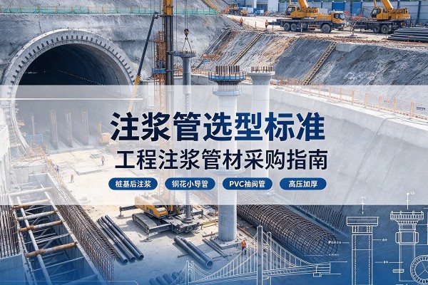 建瓯注浆管选型标准