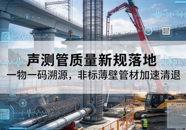 建瓯声测管质量新规落地，一物一码溯源，非标薄壁管材加速清退