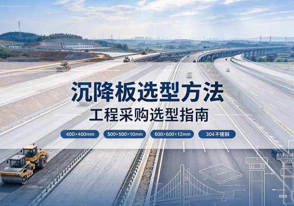 建瓯沉降板选择方法